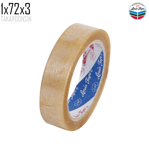 เทปใส 1 นิ้ว x 72 หลา Louis Tape แกน 3 นิ้ว