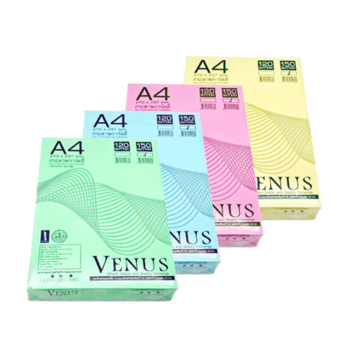 กระดาษการ์ดสี VENUS 180 แกรม