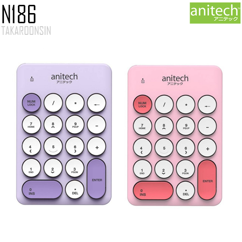 แป้นตัวเลขไร้สาย ANITECH Wireless Numpad N186