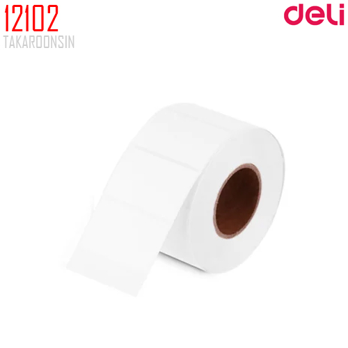 สติ๊กเกอร์ความร้อน Deli 12102 ขนาด 60x40 มม. (950 แผ่น)