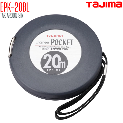 เทปวัดที่ สายโลหะ TAJIMA Engineer Pocket Tape EPK-20BL