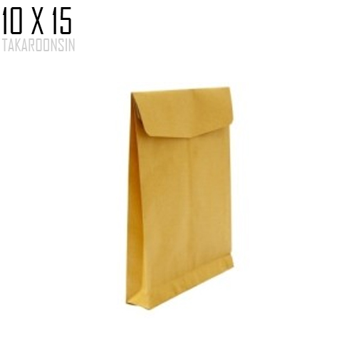 ซองเอกสารน้ำตาล ขยายข้าง 10 x 15 (125 แกรม)