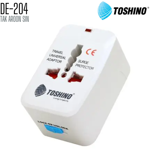 ปลั๊กแปลง TOSHINO DE-204 4 in 1