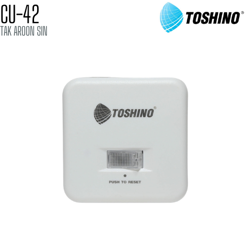 รางปลั๊กไฟ TOSHINO CU-42 4 ช่อง 1 สวิตช์ สายยาว 2 เมตร