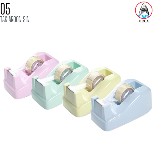 แท่นตัดเทปใส Orca เบอร์ 05 สีพาสเทล ขนาดจิ๋ว