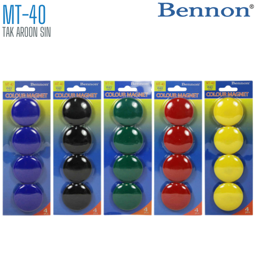 เม็ดแม่เหล็กติดบอร์ด BENNON 40 มม. MT-40 (1x4)
