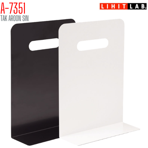 เหล็กฉากกั้นหนังสือ LIHIT A-7351 ขนาด 80 x 210 x 299 มม. (พร้อมแม่เหล็ก)
