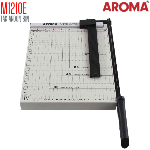 แท่นตัดกระดาษฐานโลหะ A4 (12 x 10 นิ้ว) M1210E AROMA (รุ่นประหยัด)