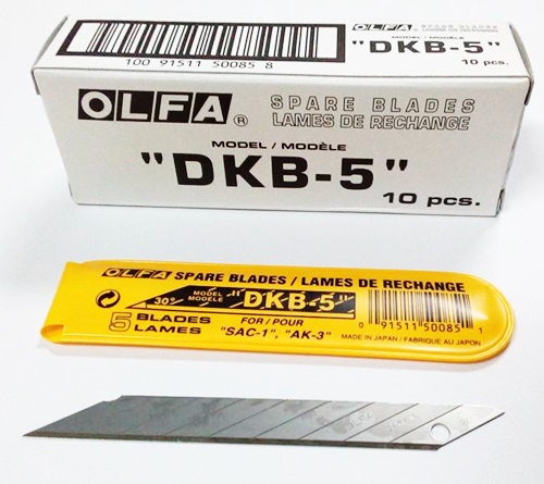 ใบมีดคัตเตอร์ขนาดเล็ก OLFA DKB-5 (9mm)