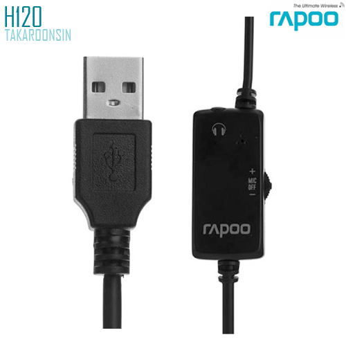 หูฟัง Rapoo H120 Wired Stereo Headset & USB