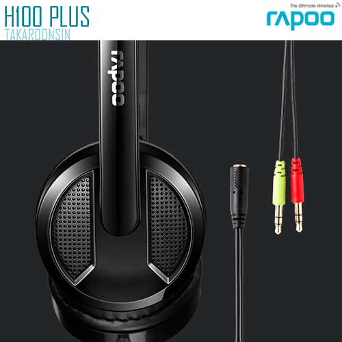 หูฟัง Rapoo H100 Plus Wired Stereo Headset & USB