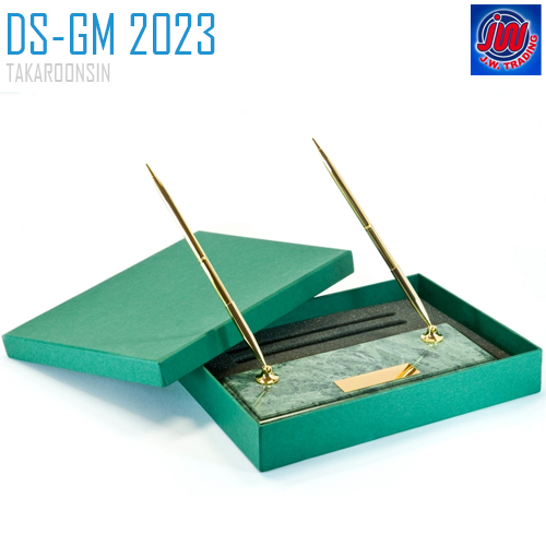 ชุดแท่นปากกา-คู่ สีเขียว 0.7 มม. JW รุ่น DS-GM2023