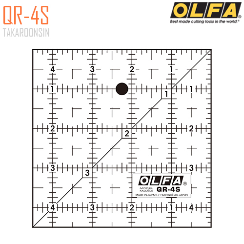 ไม้บรรทัดสเกล OLFA QR-4S