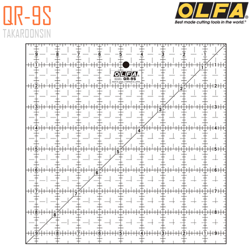 ไม้บรรทัดสเกล OLFA QR-9S