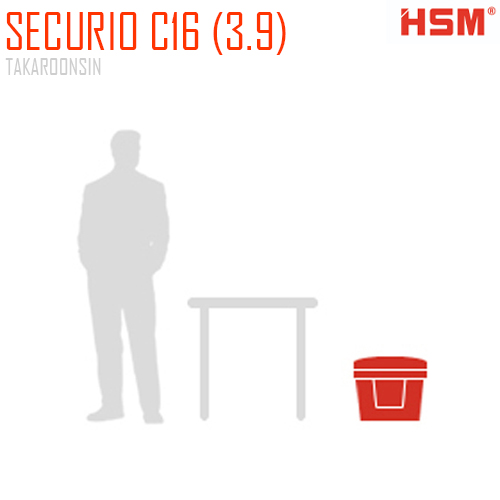 เครื่องทำลายเอกสาร HSM Securio C16 (3.9)