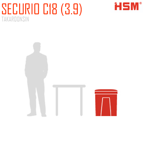 เครื่องทำลายเอกสาร HSM Securio C18 (3.9)