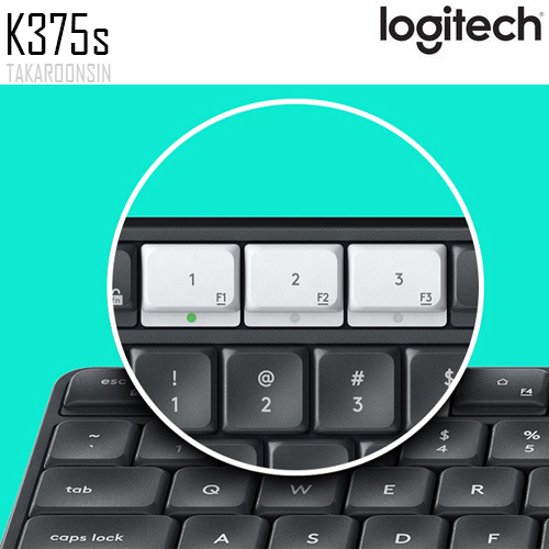 คีย์บอร์ด Logitech K375s Multi-Device