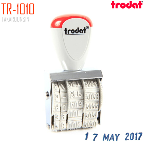ตรายางวันที่ ภาษาอังกฤษ TRODAT TR-1010