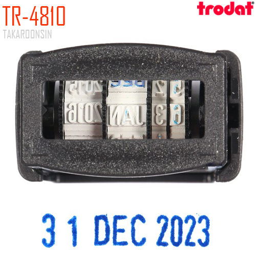 ตรายางวันที่ ภาษาอังกฤษ TRODAT TR-4810