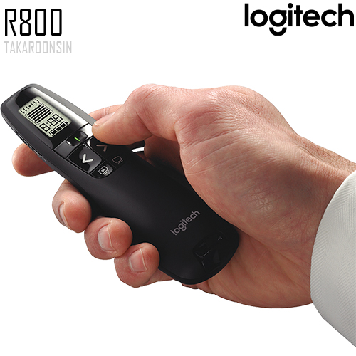 เลเซอร์พอยเตอร์ LOGITECH R800 แสงสีเขียว