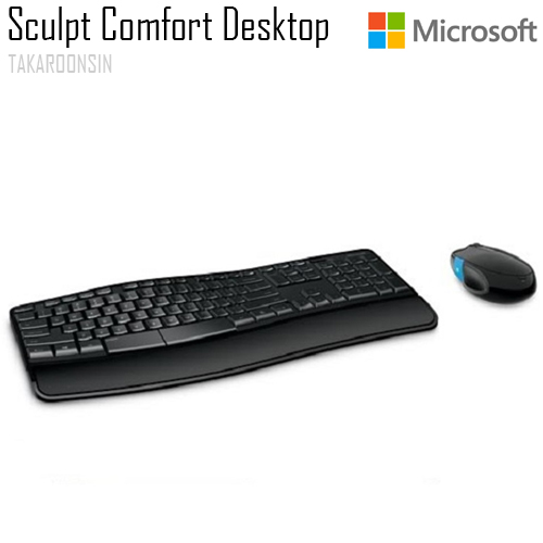 ชุดคีย์บอร์ดและเมาส์ Microsoft Sculpt Comfort Desktop