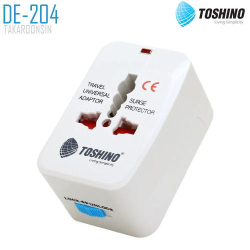 ปลั๊กแปลง TOSHINO DE-204 4 in 1