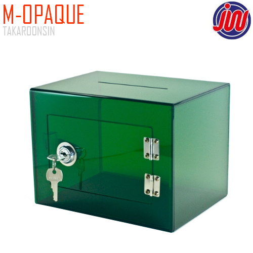กล่องอะครีลิค ทึบแสง กลาง รุ่น M-OPAQUE 20 x 30 x 20 cm.