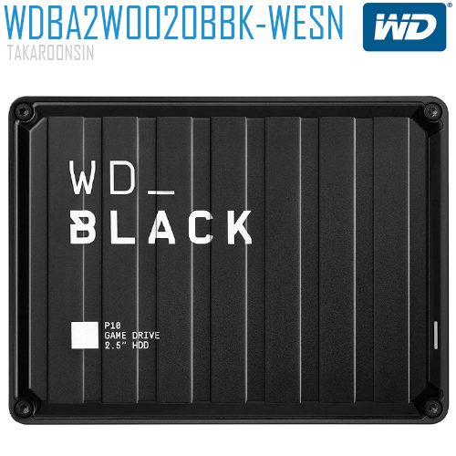 WD BLACK P10 GAME DRIVE 2TB BLACK 2.5 (WDBA2W0020BBK)
