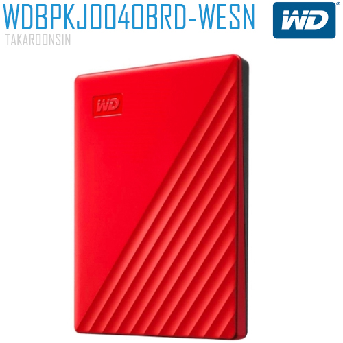 WD My Passport 4TB USB 3.0 EXTERNAL HDD 2.5 (WDBPKJ0040)