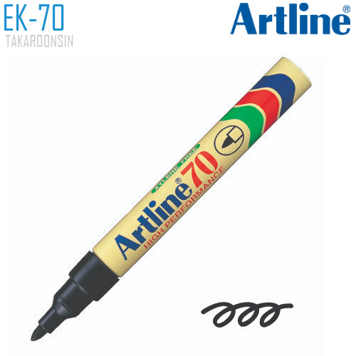 ปากกาเคมี หัวแหลม ARTLINE EK-70