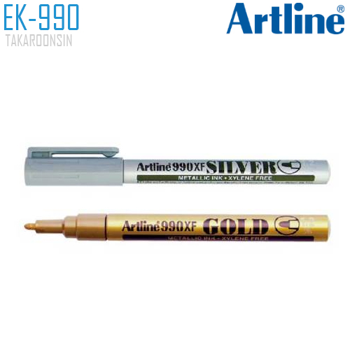 ปากกาเมทาลิค หัวกลมเล็ก ARTLINE EK-990