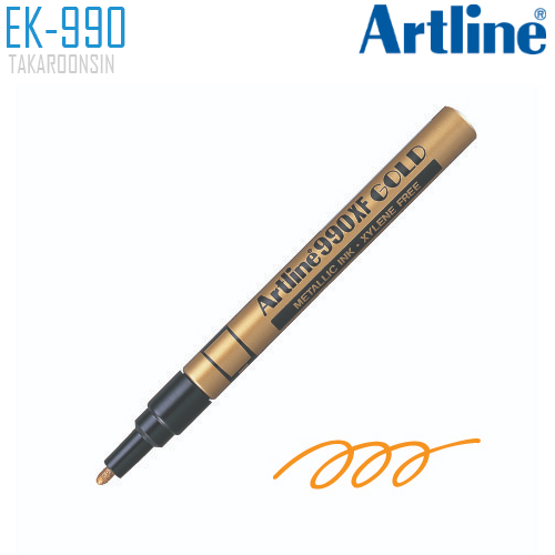 ปากกาเมทาลิค หัวกลมเล็ก ARTLINE EK-990