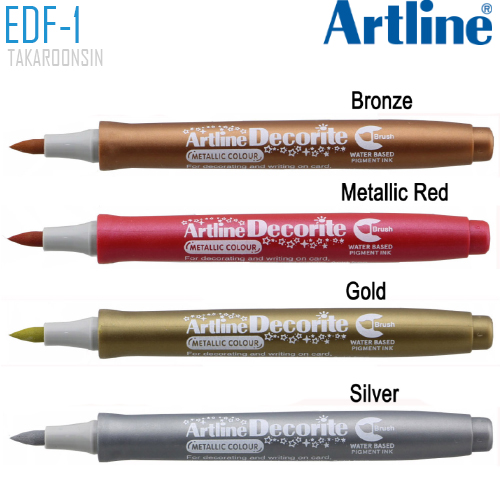 ปากกา DECORITE ARTLINE EDF-1/M (สีเมทาลิค)