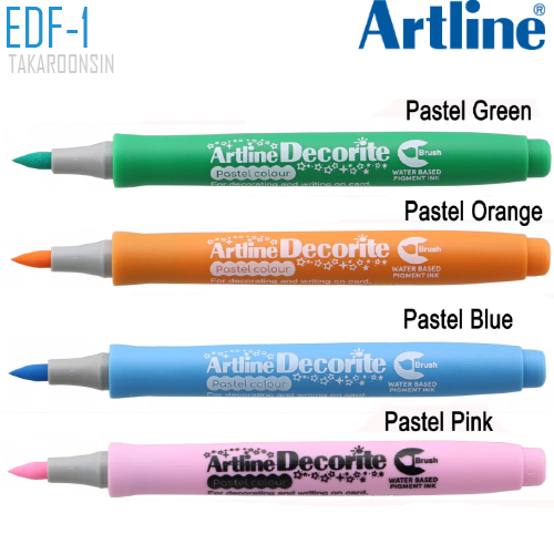 ปากกา DECORITE ARTLINE EDF-1/P (สีพาสเทล)