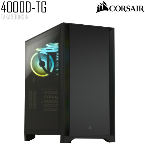 CORSAIR 4000D TG BLACK
