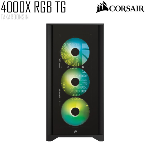 CORSAIR iCUE 4000X RGB TG BLACK