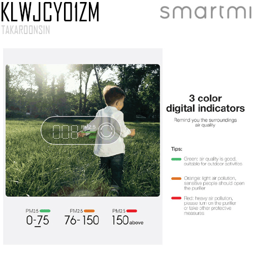 เครื่องวัดฝุ่น SMARTMI PM 2.5 Detector