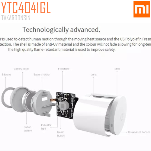 เซนเซอร์ตรวจจับการเคลื่อนไหว XIAOMI Mi Motion Sensor