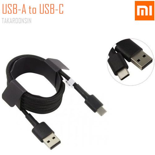 สายชาร์จแบบถัก XIAOMI USB-A to USB-C ขนาด 100 cm.