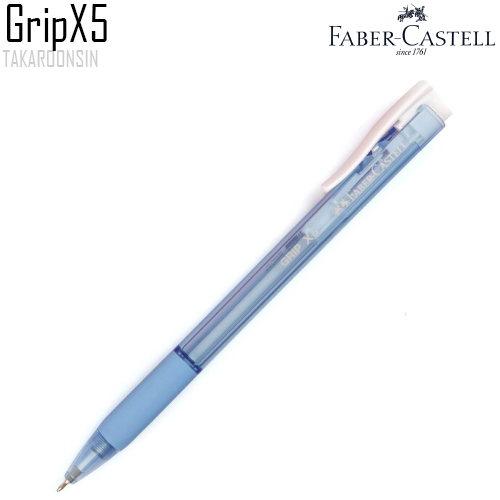 ปากกาลูกลื่น Faber-Castell  0.5 มม. GripX5 Pastel