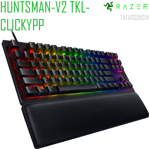 คีย์บอร์ดเกมมิ่ง RAZER HUNTSMAN V2 TKL CLICKY PURPLE