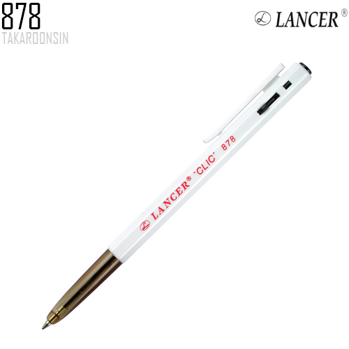 ปากกาลูกลื่น Lancer Clic 878
