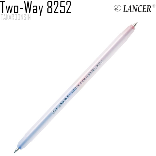 ปากกาลูกลื่น 0.5 มม.  LANCER Two-Way 8252
