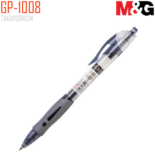 ปากกาหมึกเจล 0.5 มม. ดำ M&G GP-1008