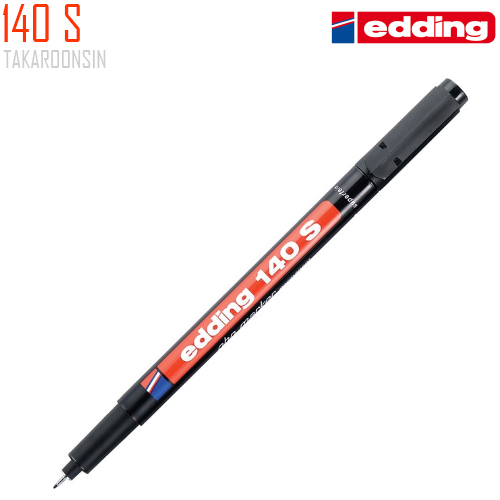 ปากกาเขียนแผ่นใส ลบน้ำไม่ได้ หัว S 140 EDDING