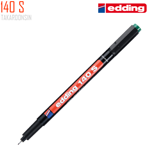 ปากกาเขียนแผ่นใส ลบน้ำไม่ได้ หัว S 140 EDDING