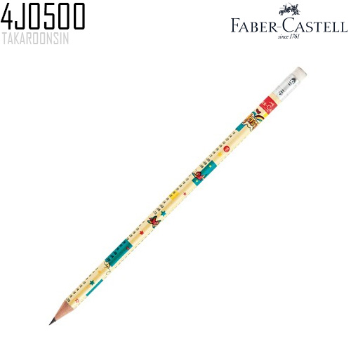  ดินสอลายสูตรคูณ คละสี Faber-Castell 4J0500