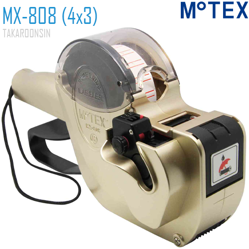 เครื่องพิมพ์ป้ายรันนิ่ง MOTEX MX-808 H 4×3 digits