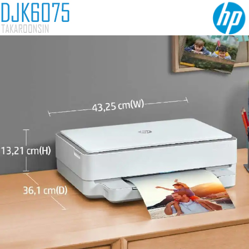 เครื่องพิมพ์ HP DeskJet 6075 All-in-One Printer (5SE22B)