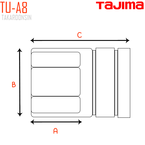 ลูกบ็อกซ์หัว 12 เหลี่ยม TAJIMA TU-A8